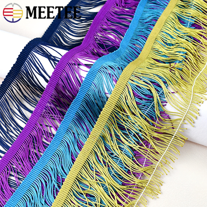 5/10Yard Polyester Tassel Frin - Fringe Ribbon Sewing 评论和价格