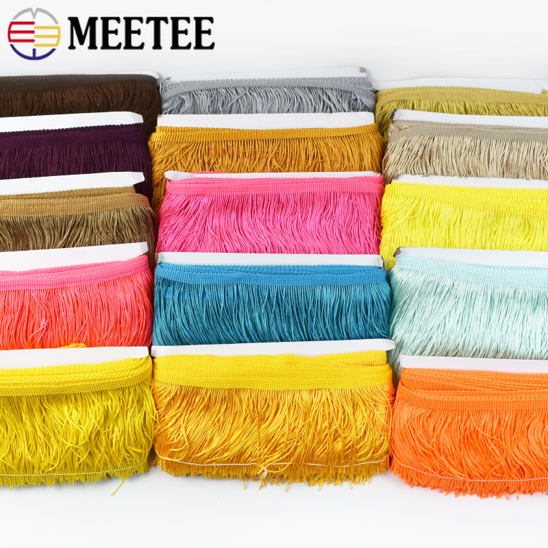 5/10Yard Polyester Tassel Frin - Fringe Ribbon Sewing 评论和价格
