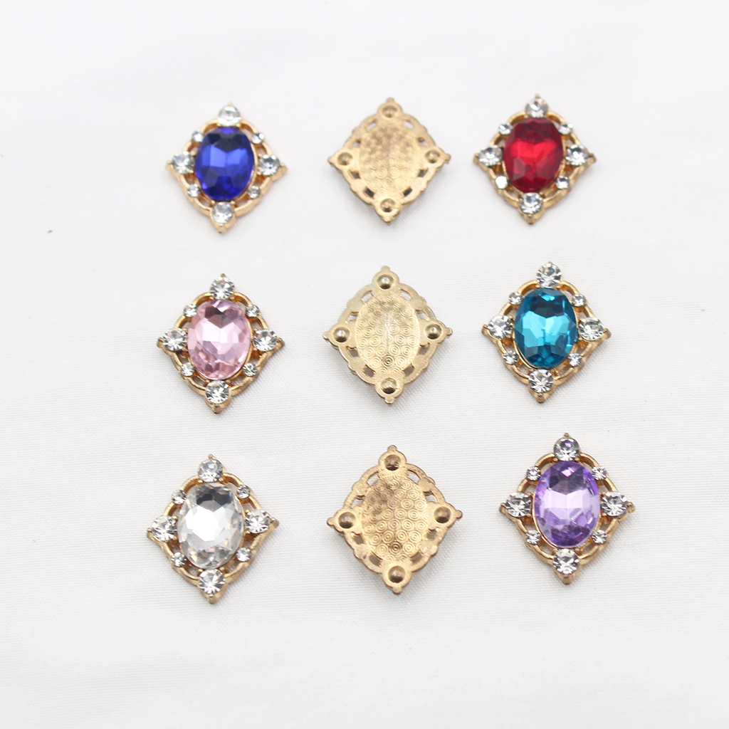 10Pcs Vintage Crystal Sew on C - Craft Embellishment 评论和价格