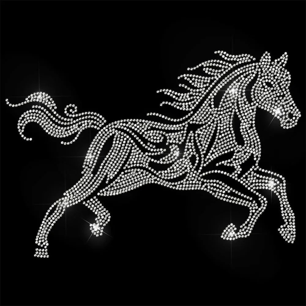 White Rhinestone Iron on Trans - Hotfix Rhinestone Sheet 评论和价格