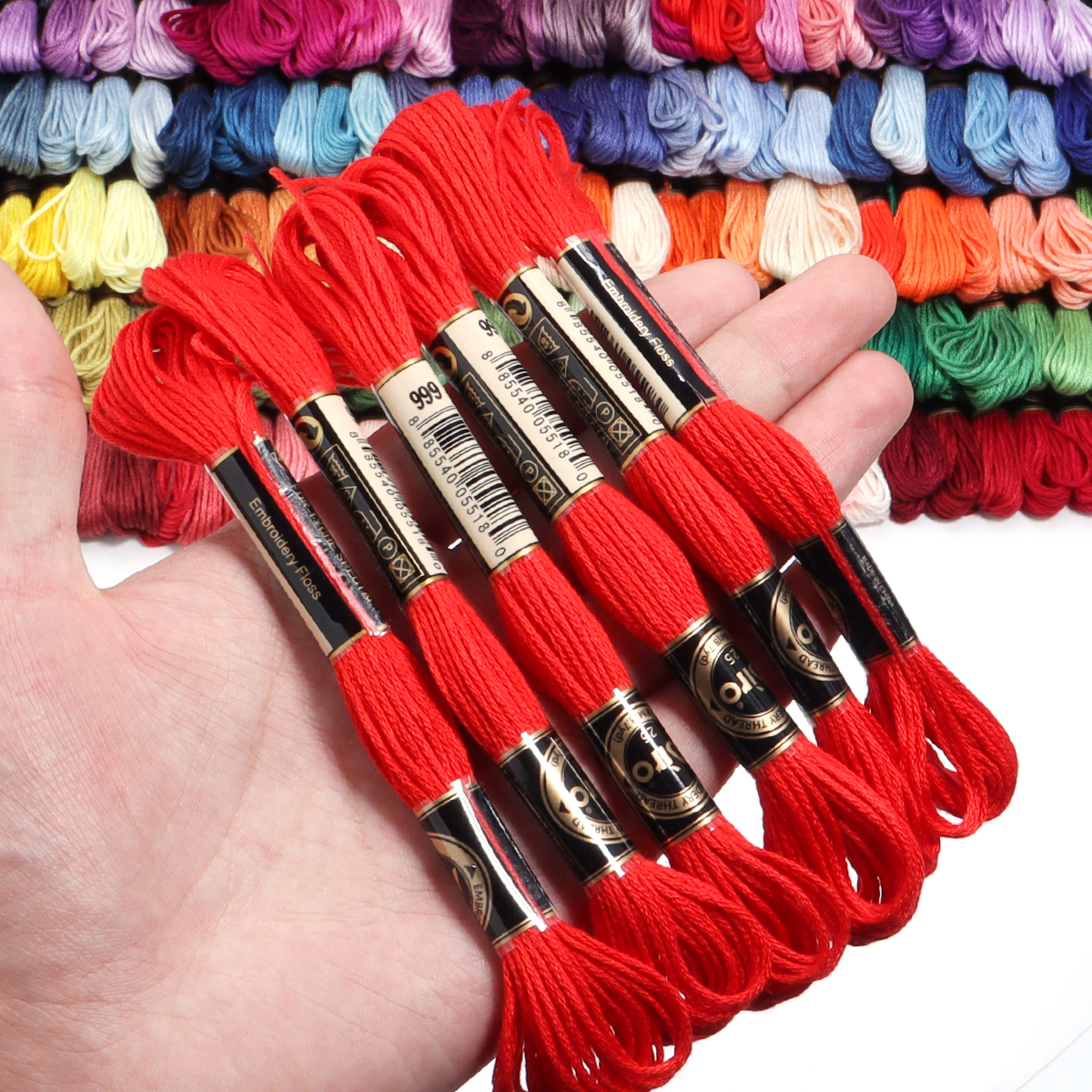 6Pcs/Lot Multicolor Polyester  - Embroidery Embellishments 评论和价格
