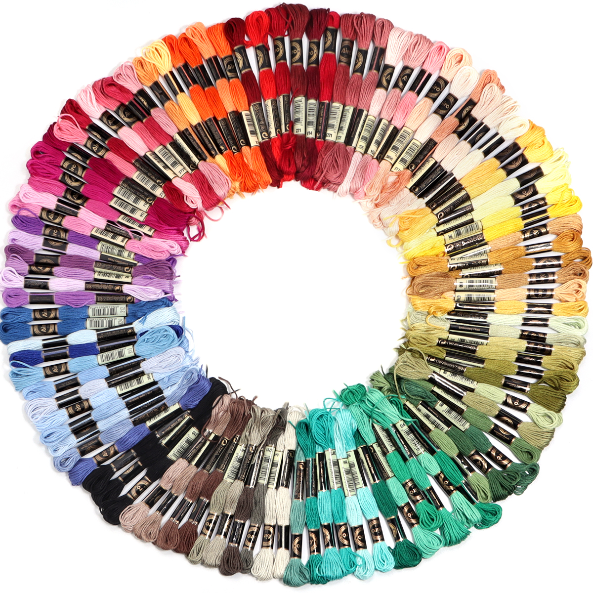 6Pcs/Lot Multicolor Polyester  - Embroidery Embellishments 评论和价格