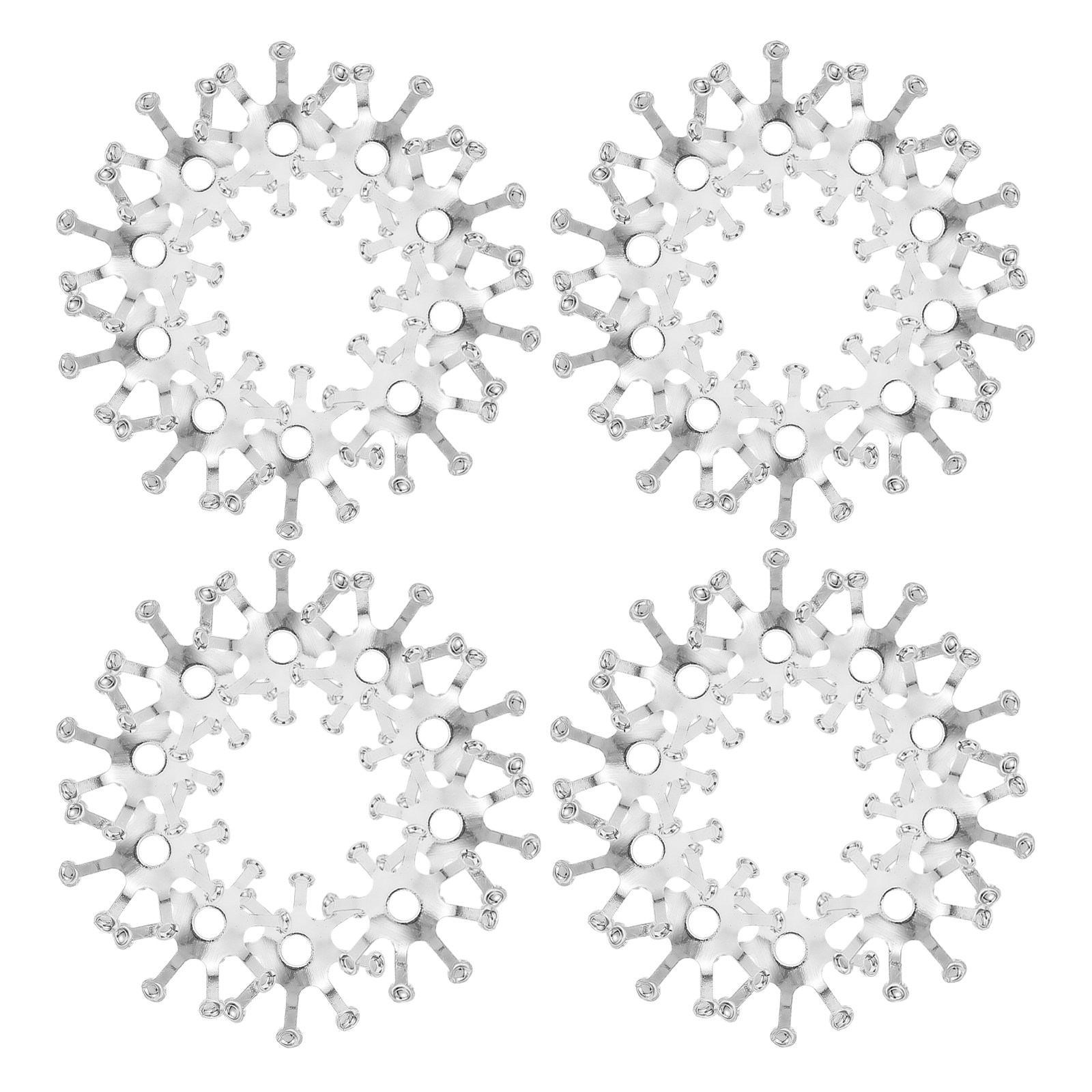 50Pcs Chic Flower Bud Shaped C - Craft Embellishment 评论和价格
