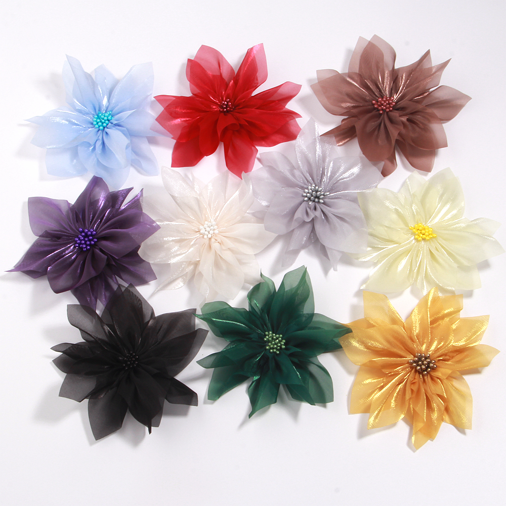 11cm Light Sense Yarn Flower O - Applique Patch Flower 评论和价格