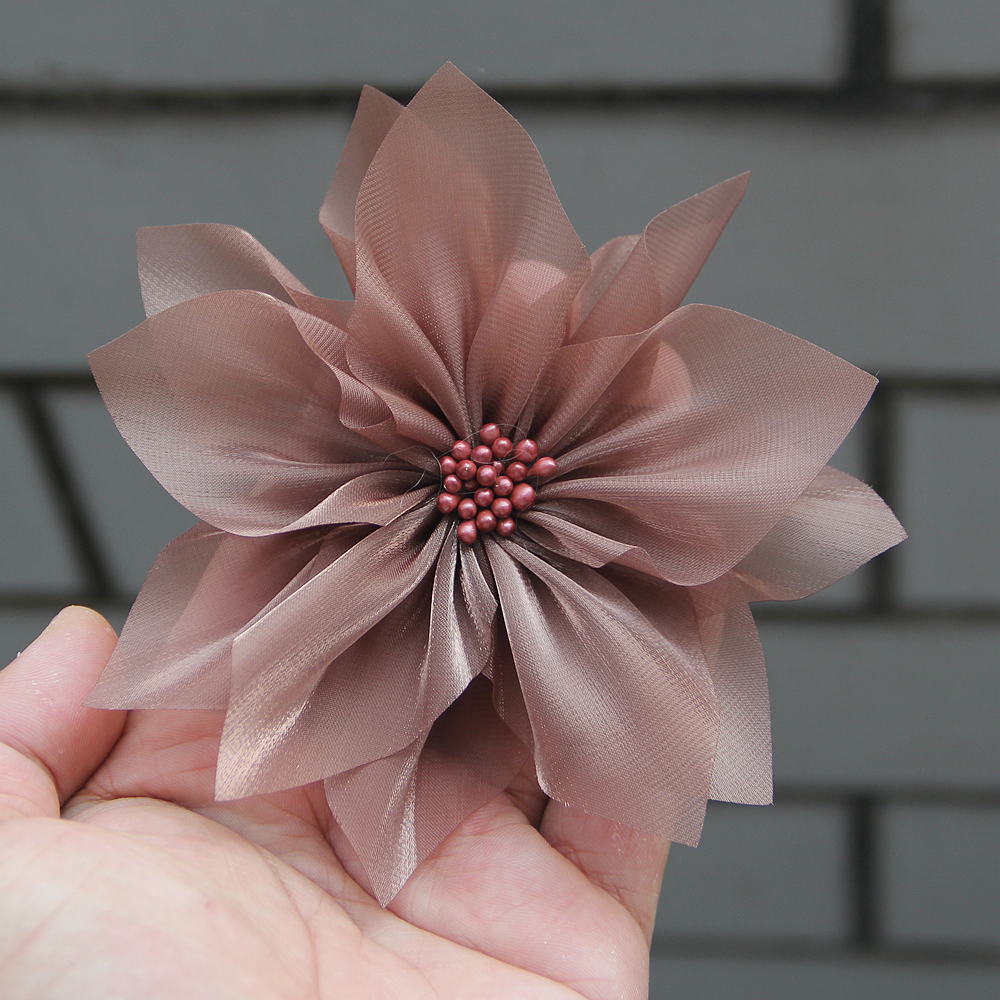 11cm Light Sense Yarn Flower O - Applique Patch Flower 评论和价格
