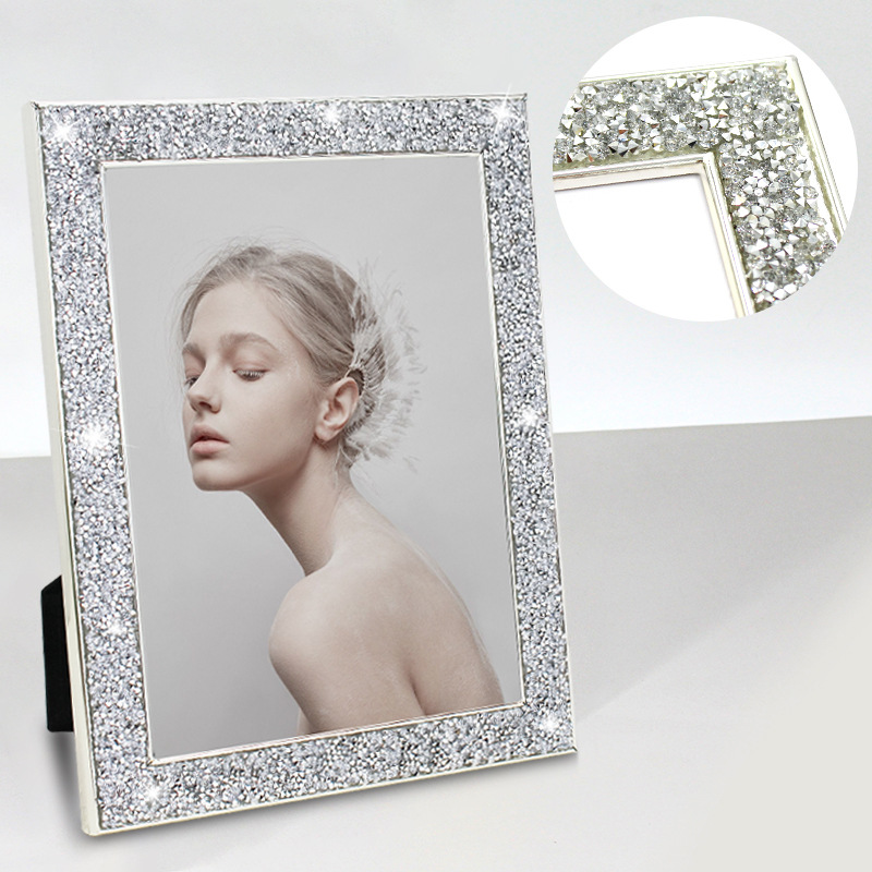 7-Inch Metallic Plated Picture - Sequin Fabric Panel 评论和价格