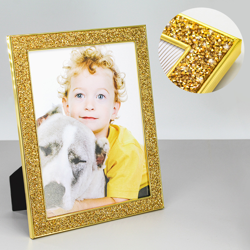 7-Inch Metallic Plated Picture - Sequin Fabric Panel 评论和价格