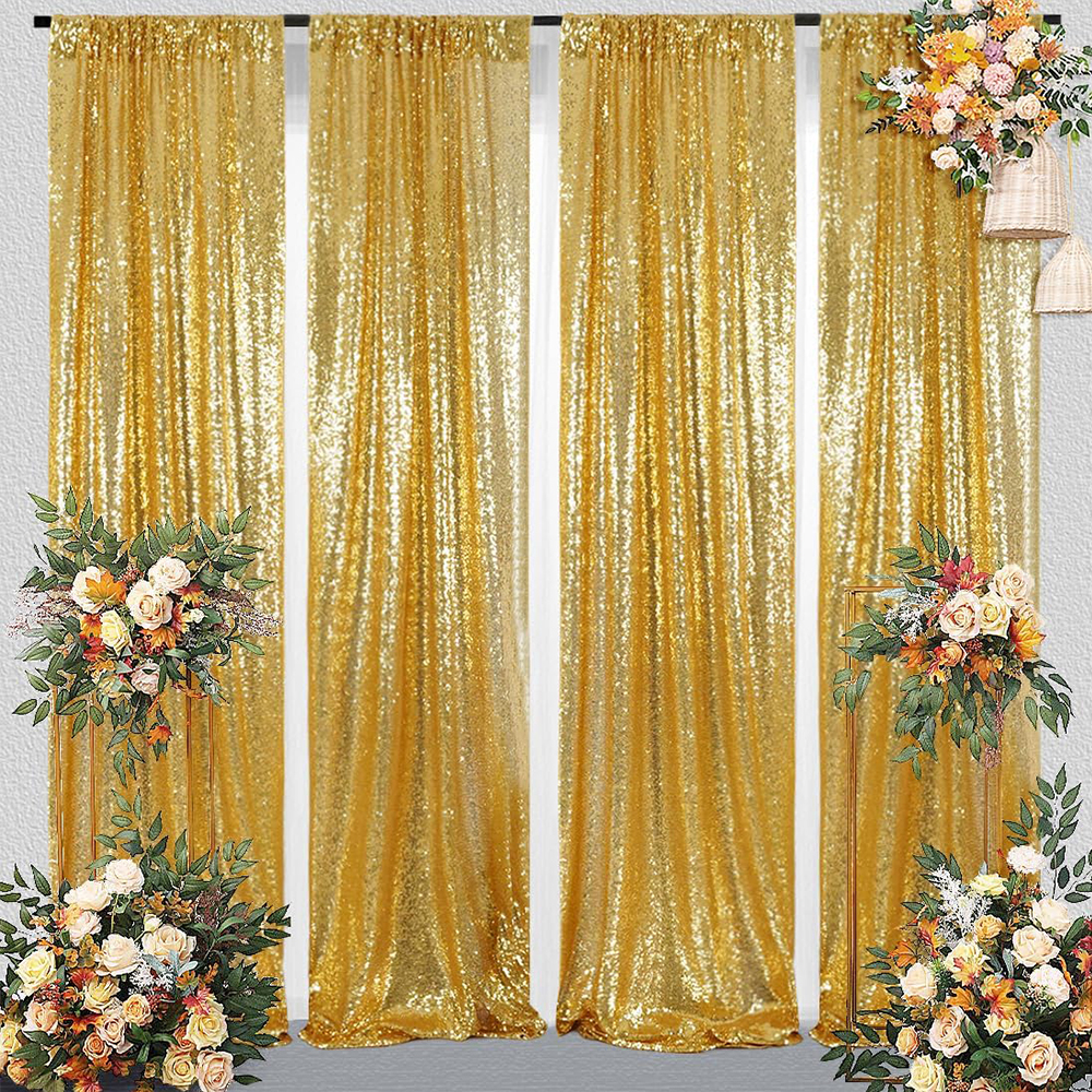 Sequin Backdrop Curtain 60*240 - Sequin Fabric Panel 评论和价格
