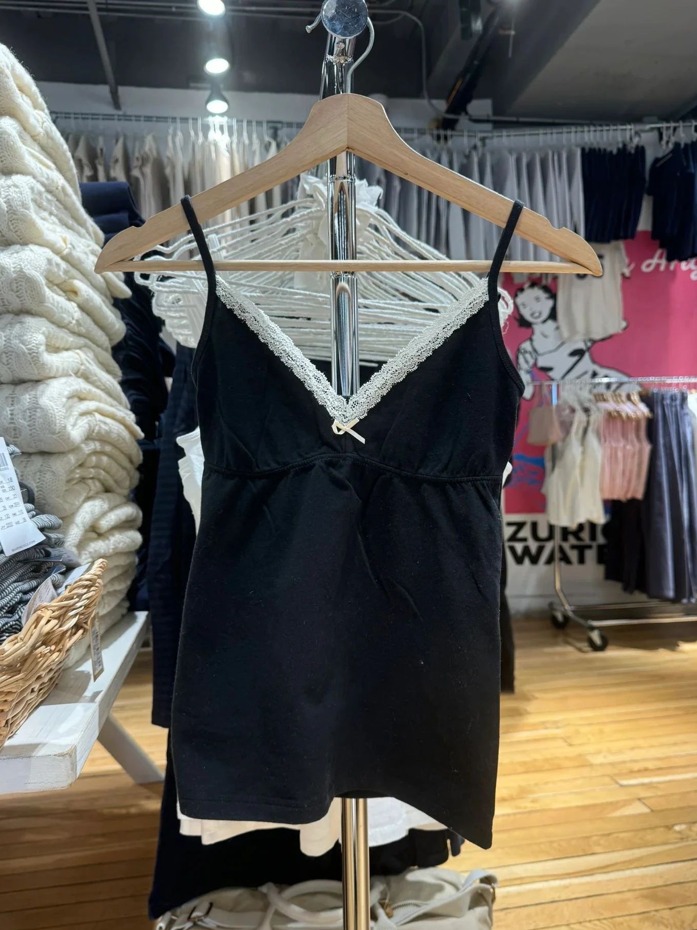 Lace Trim Bow Tank Panties Paj - Elastic Lace Trim 评论和价格