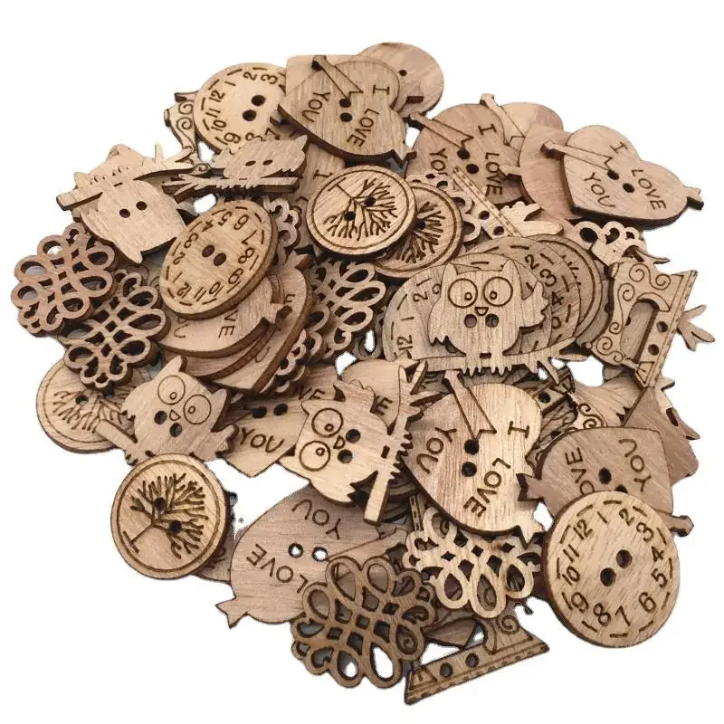 50pcs Wooden Craft Embellishme - Christmas Craft Embellishment 评论和价格