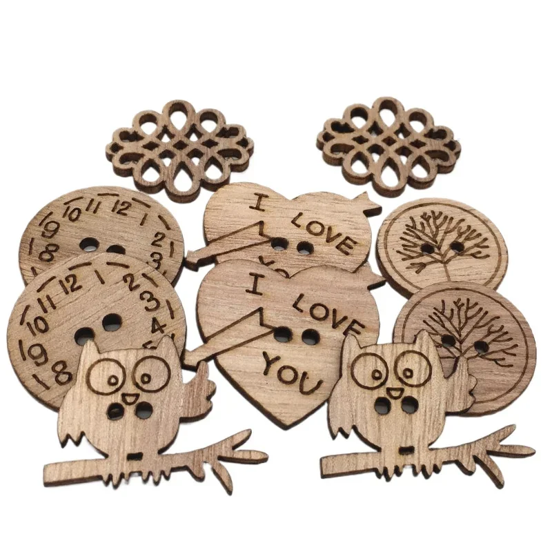 50pcs Wooden Craft Embellishme - Christmas Craft Embellishment 评论和价格