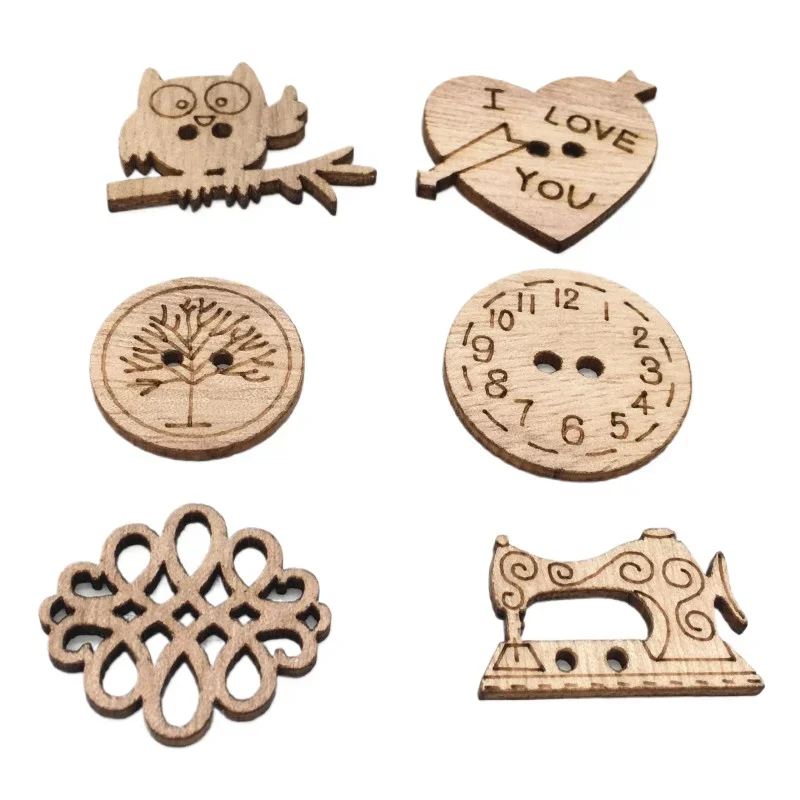 50pcs Wooden Craft Embellishme - Christmas Craft Embellishment 评论和价格