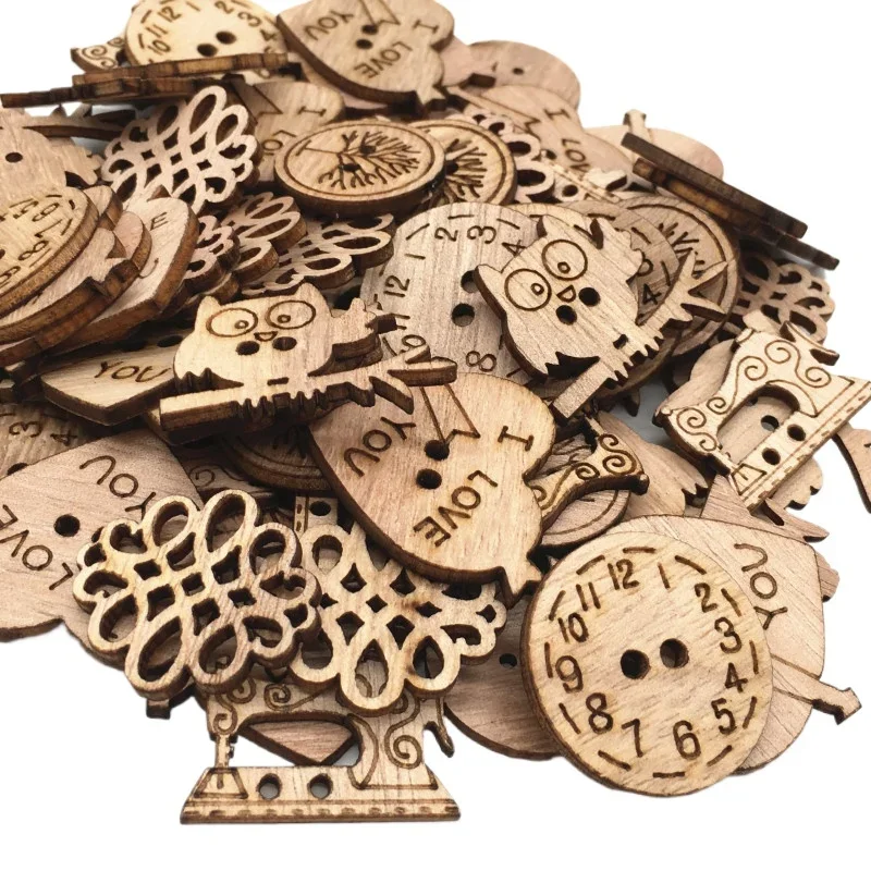 50pcs Wooden Craft Embellishme - Christmas Craft Embellishment 评论和价格
